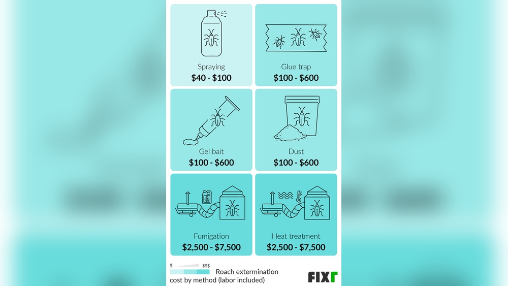 How Much Does It Cost to Spray for Cockroaches